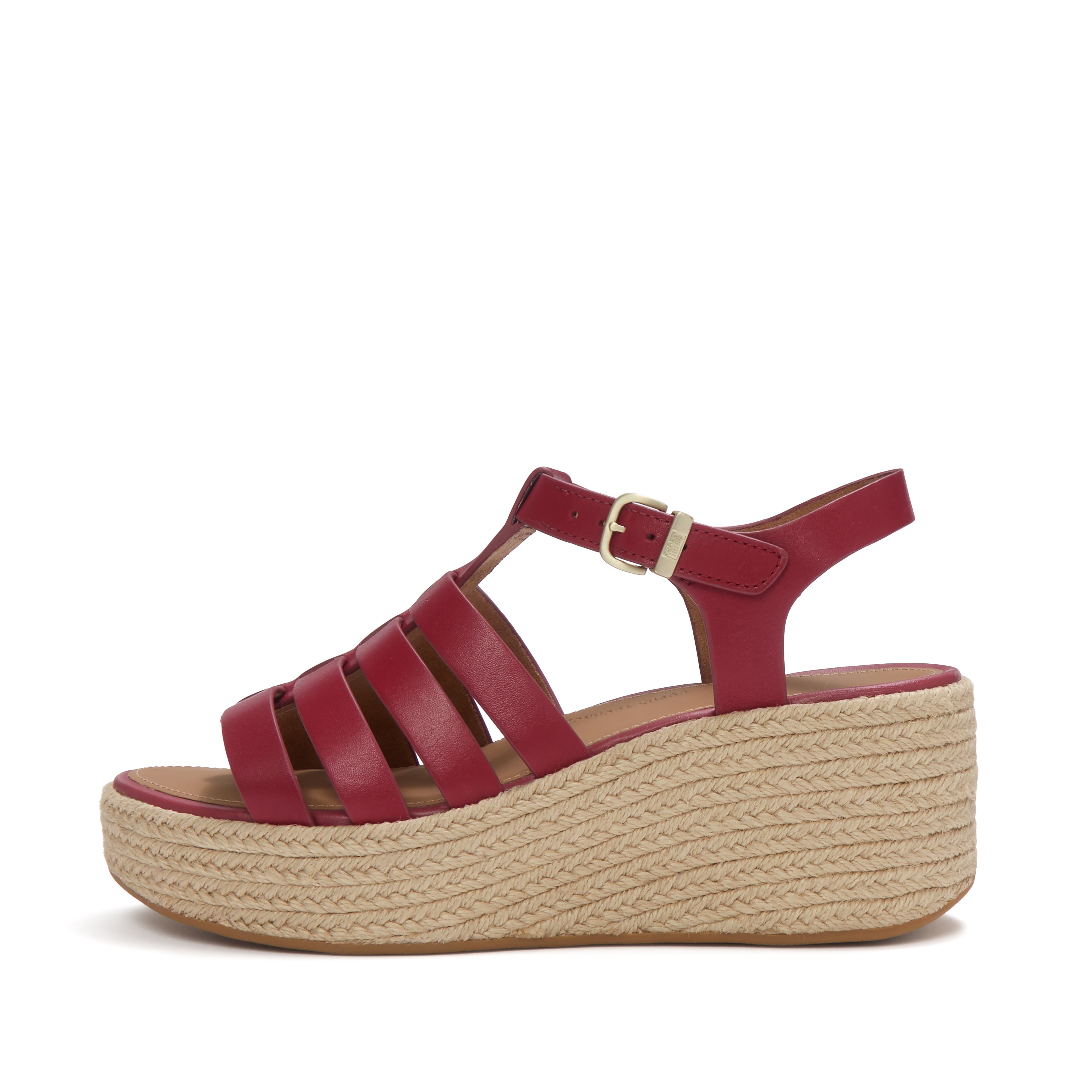 FitFlop Platfforms Espad. Fisherman S, Alternate, color, Burnt Berry