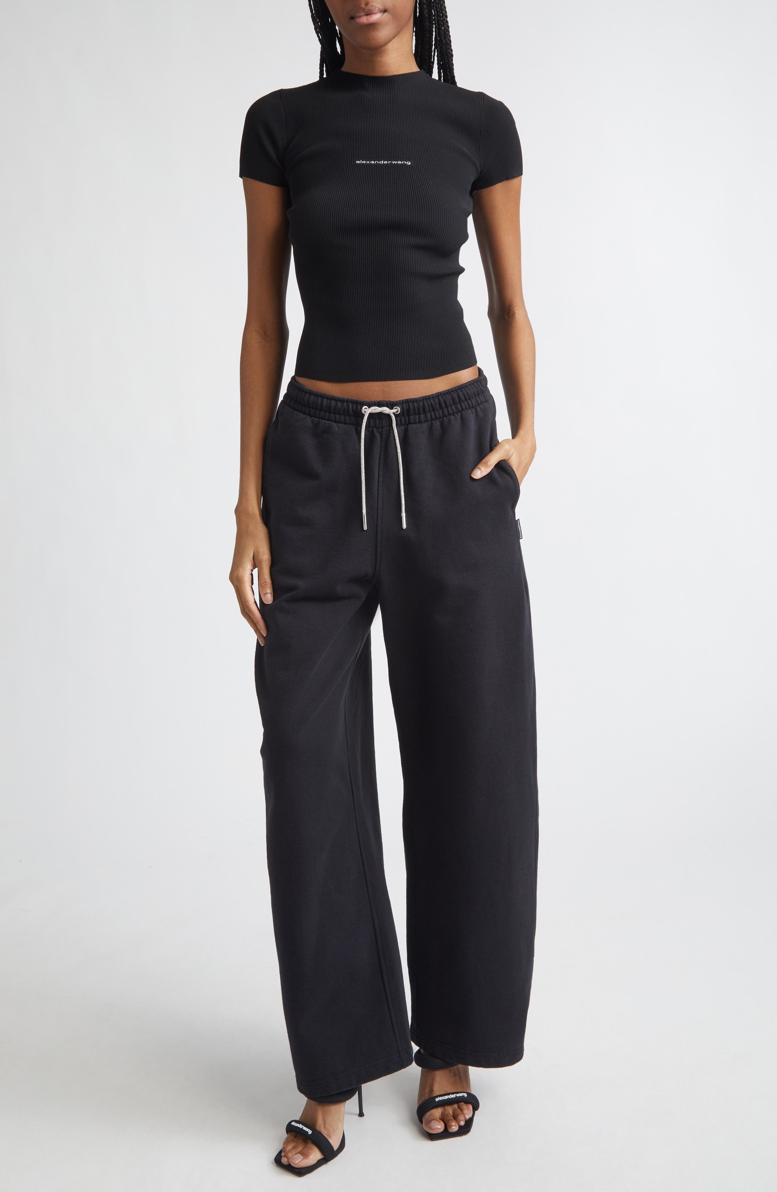 Jacquard Logo Rib Sweater - image 2
