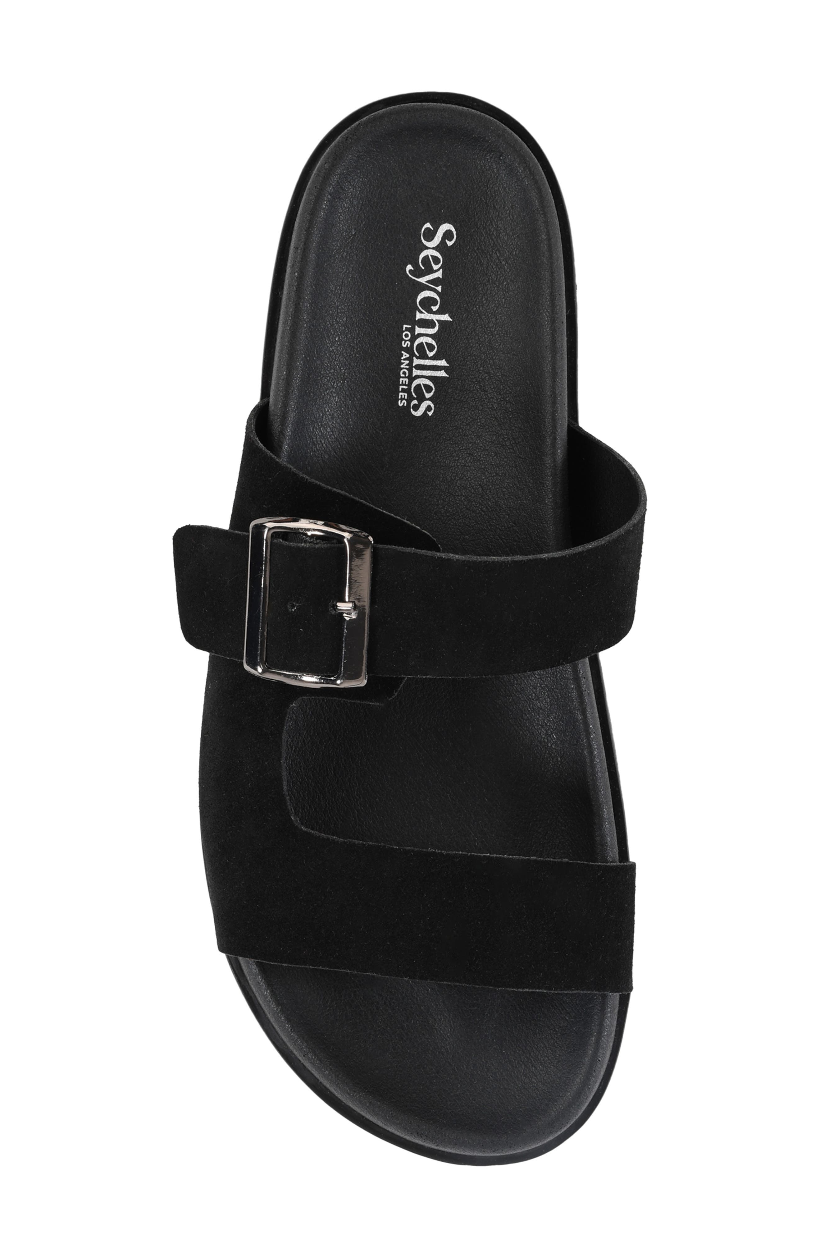 Seychelles Café Sandal, Alternate, color, Black
