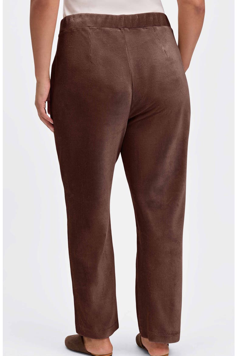 Caden Plush Corduroy Pants, Alternate, color, CHOCOLATE