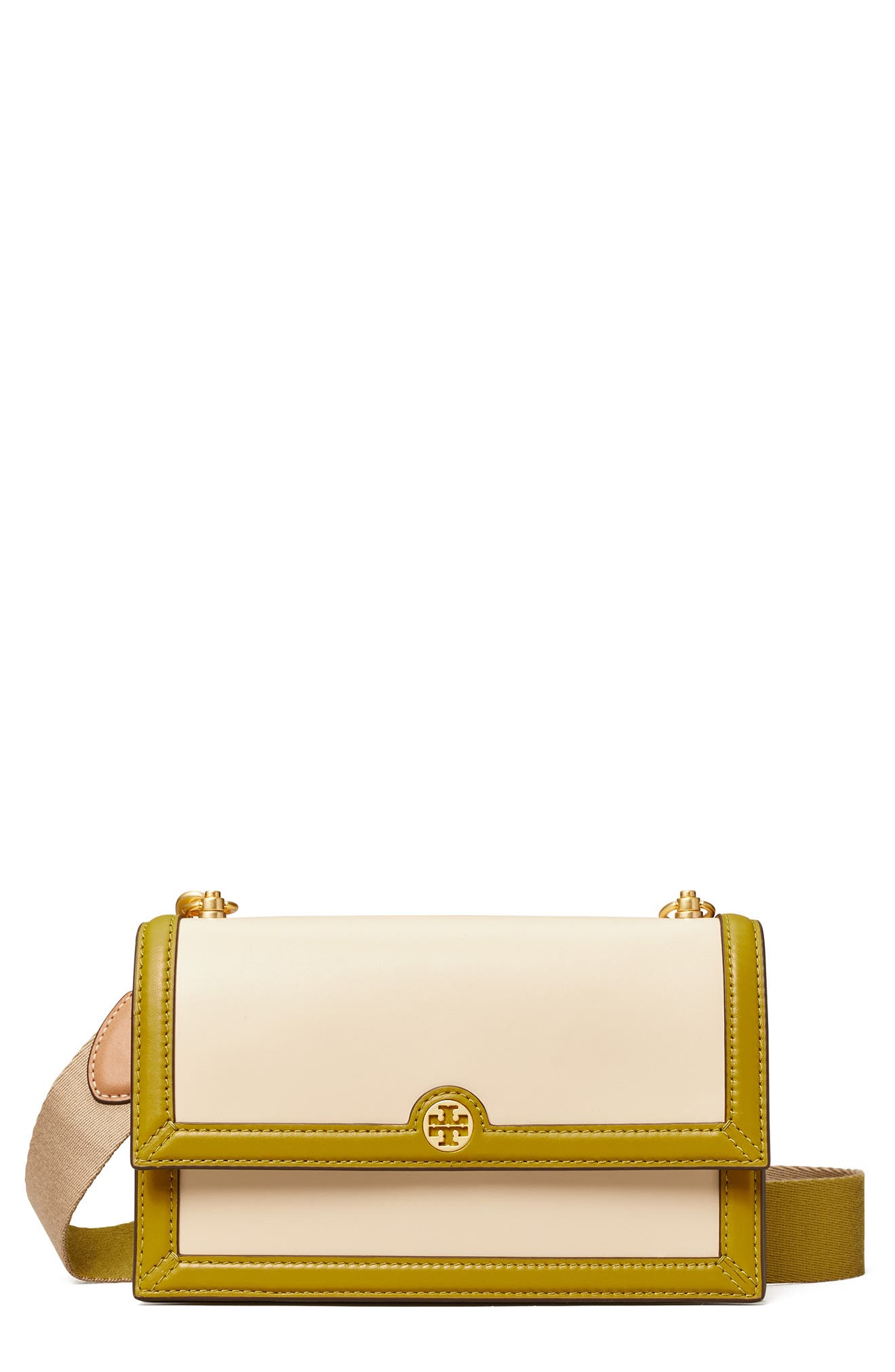 Tory Burch Colorblock Mini Shoulder Bag, Main, color, 