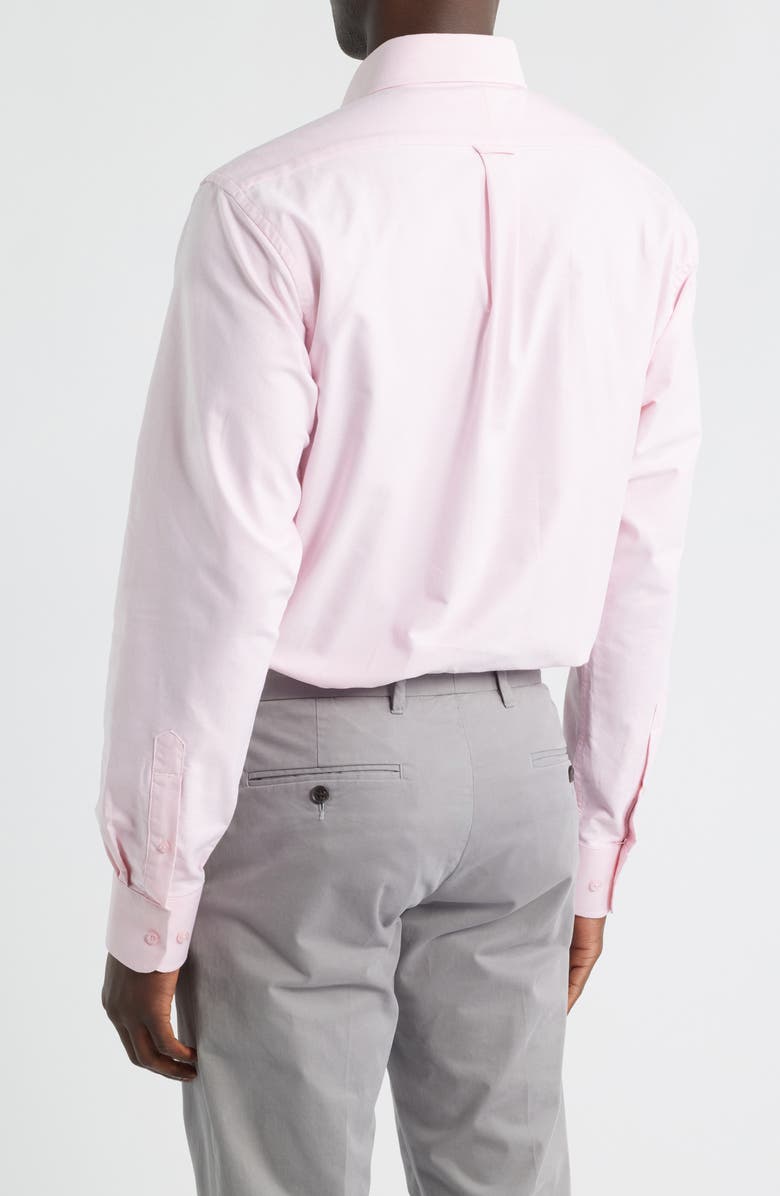 EAGLE Regular Fit Solid Cotton Button-Down Oxford Shirt, Alternate, color, Pink