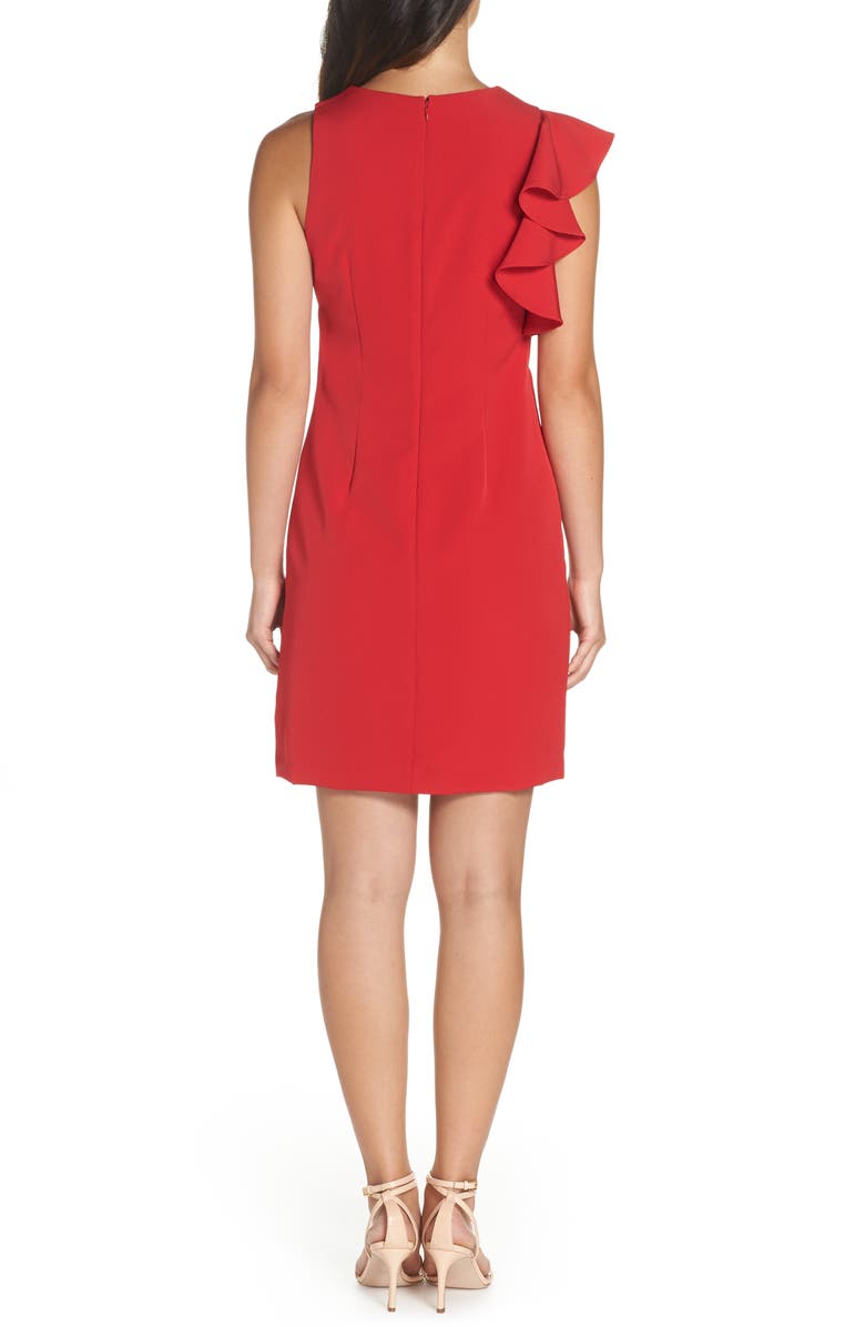 Julia Jordan Sleeveless One-Ruffle Dress, Alternate, color,