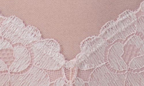 Etam Danseuse Mesh & Lace Briefs In Powder Pink