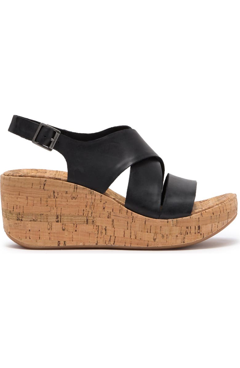 KORKS Adela Platform Wedge Sandal, Alternate, color,