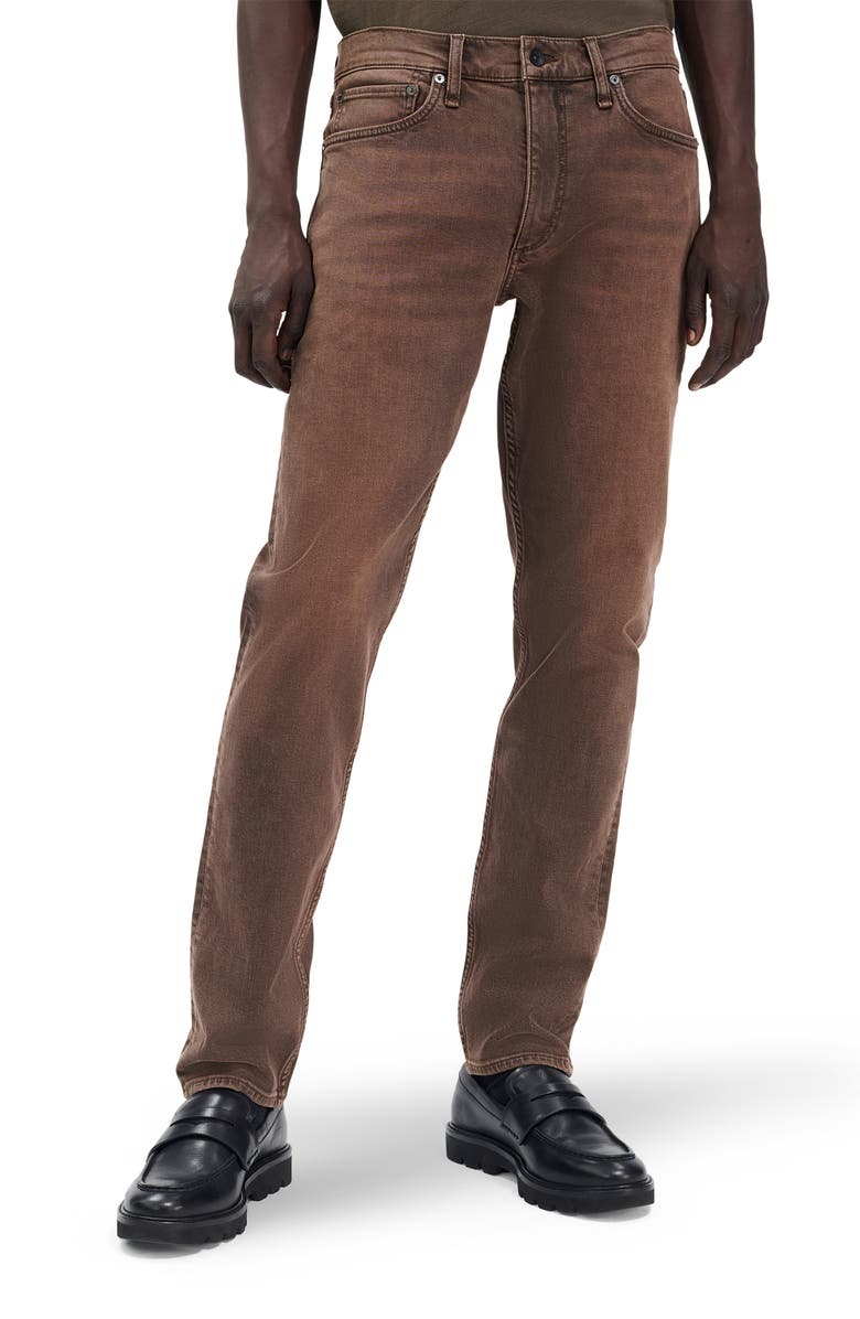 rag & bone Fit 2 Authentic Stretch Infuse Slim Fit Jeans, Main, color, Brownstone
