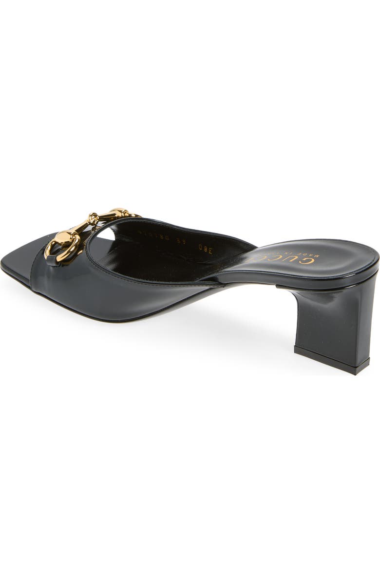 Gucci Signora Horsebit Slide Sandal, Alternate, color, 1000 Nero