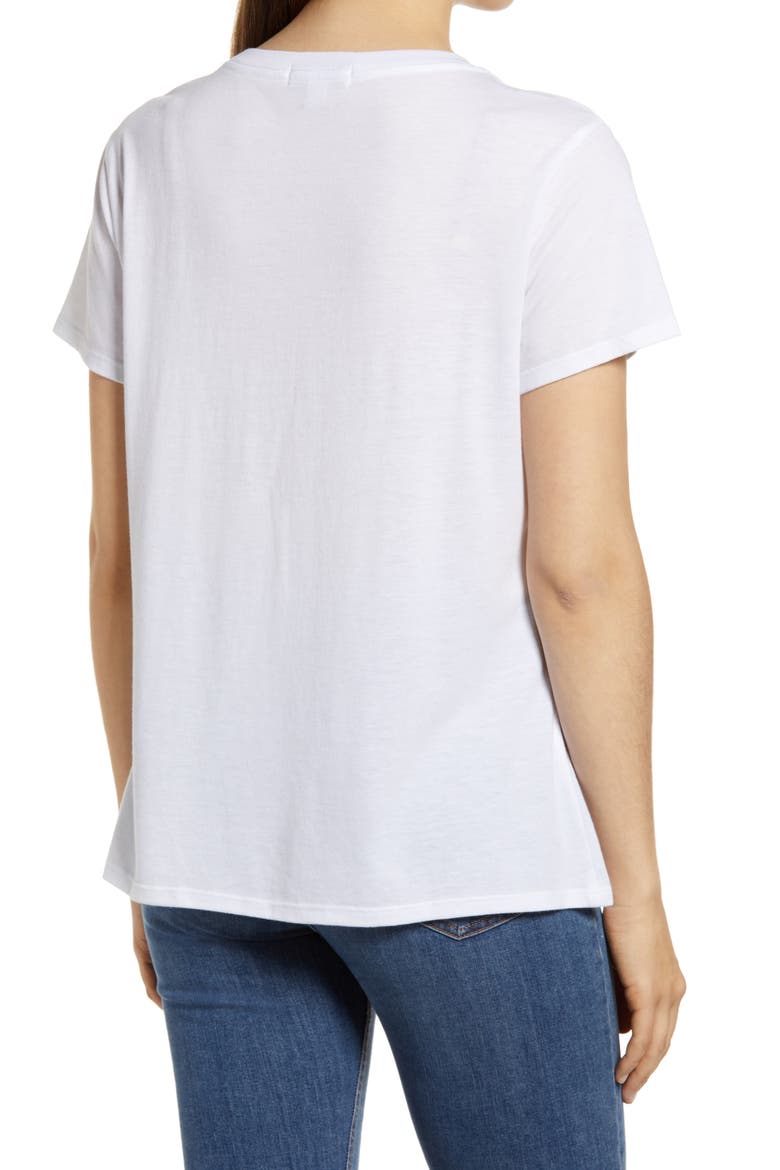 Work Hard Loose Graphic Tee, Alternate, color, WHITE