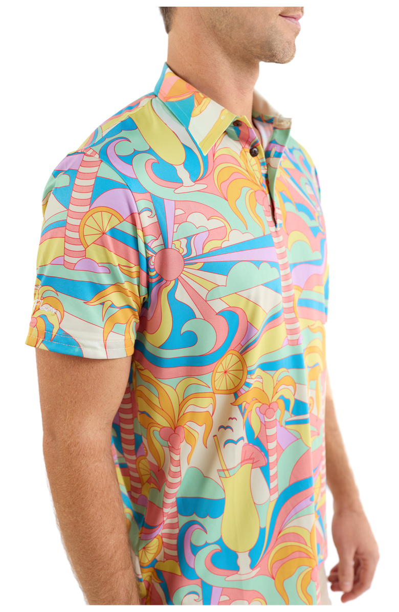 Kenny Flowers The Paradiso - Golf Shirt, Alternate, color, Yellow
