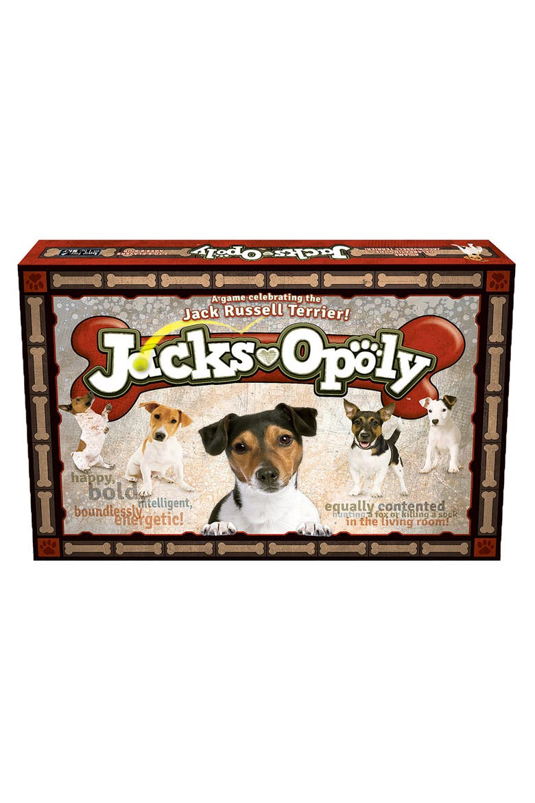 Jacks Opoly Dog Themed Family Board Game, Ages 8+, Alternate, color, Multicolored