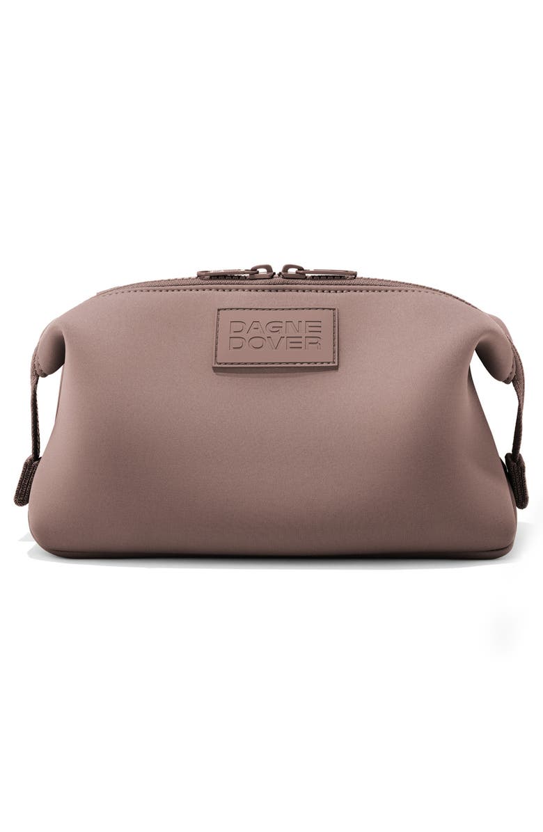 Dagne Dover Hunter Large Neoprene Toiletry Bag, Main, color, Dune