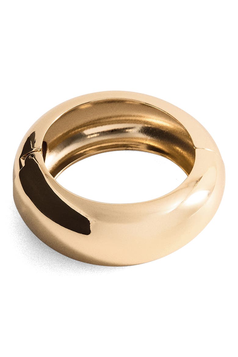 Rigid Volume Bangle, Main, color, GOLD