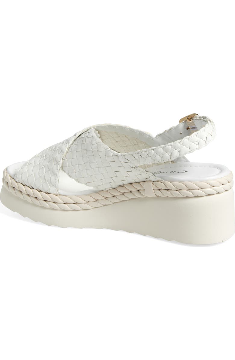 La Canadienne Patch Braided Wedge Sandal, Alternate, color,