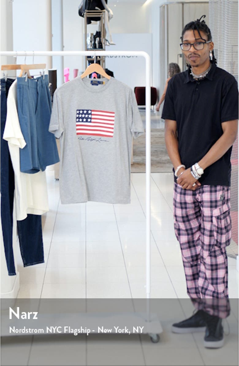 American Flag Cotton Graphic T-Shirt, sales video thumbnail