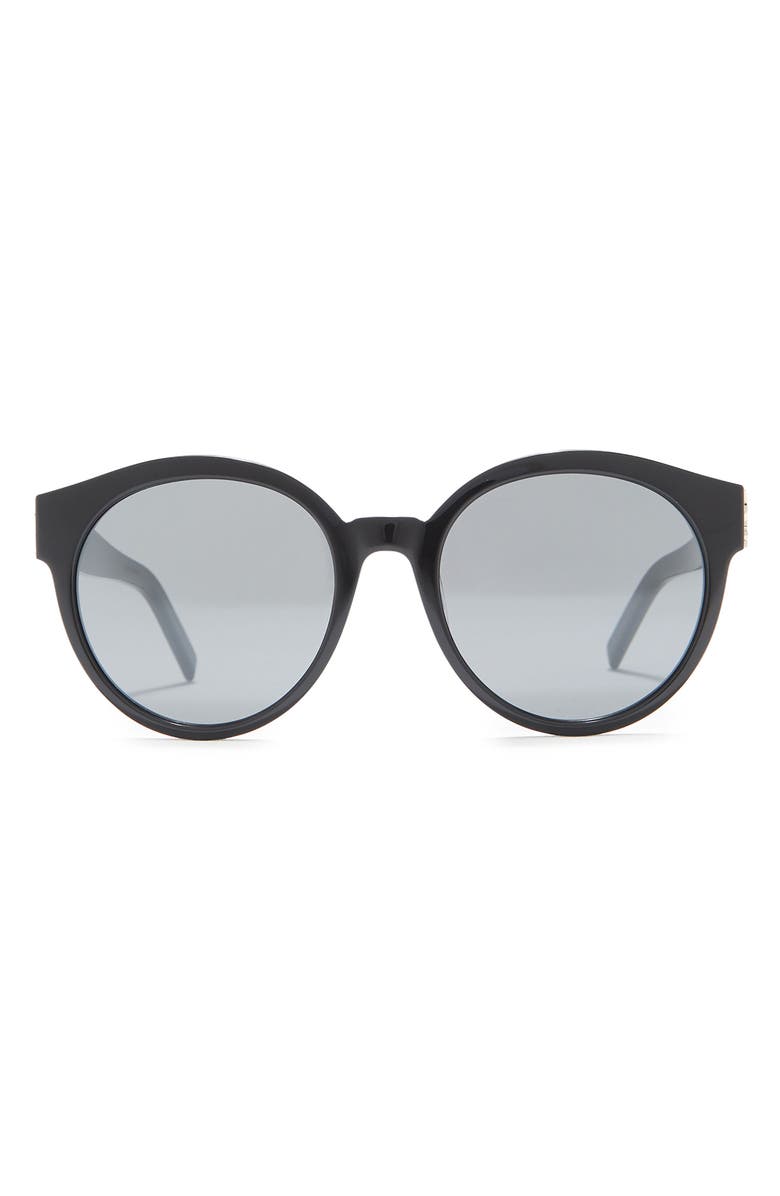 Saint Laurent 54mm Round Sunglasses, Main, color,