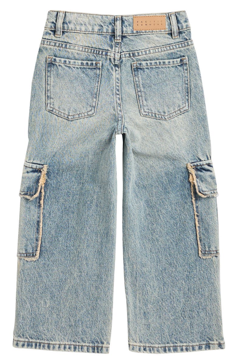 PacSun Kids' Myles Baggy Cargo Jeans, Alternate, color, 