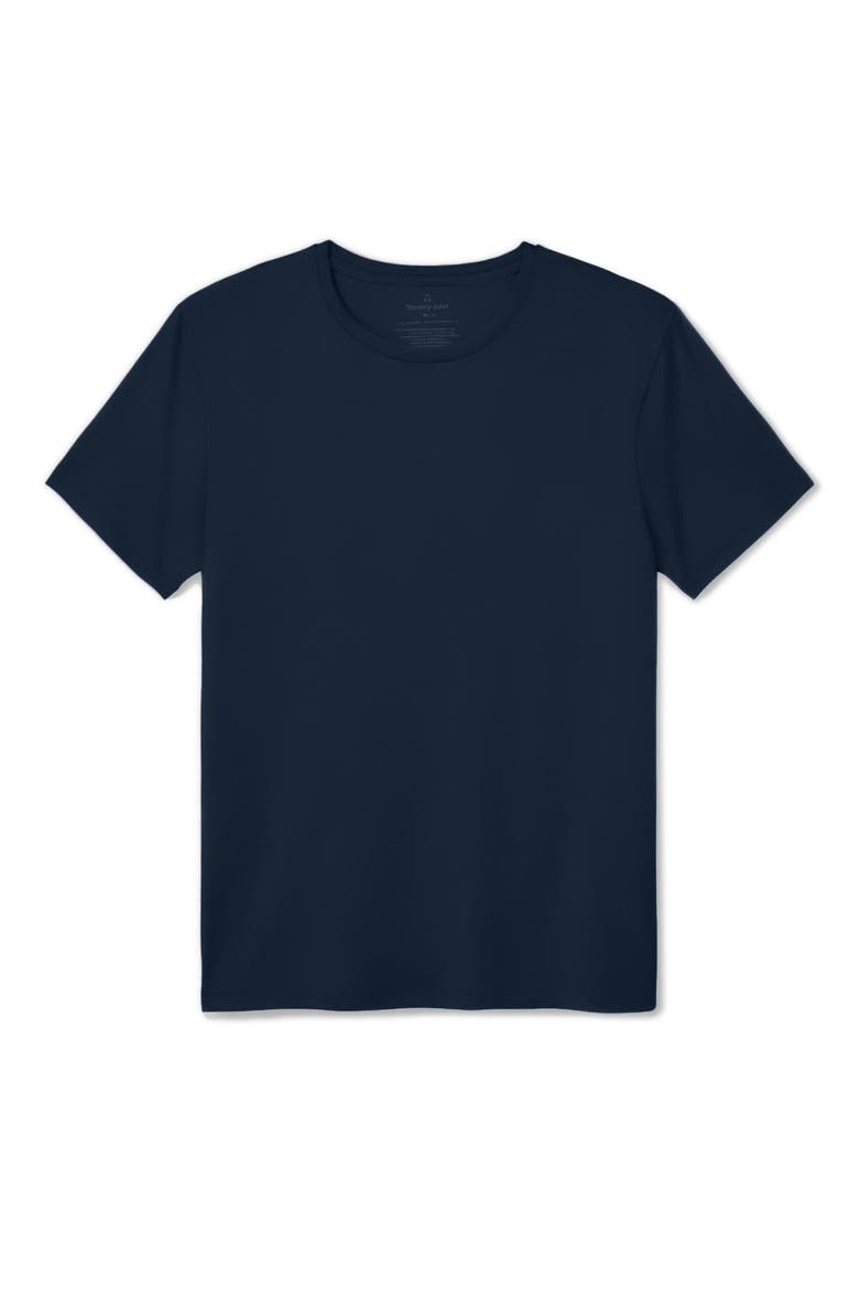 Second Skin Crewneck T-Shirt, Alternate, color, DRESS BLUES