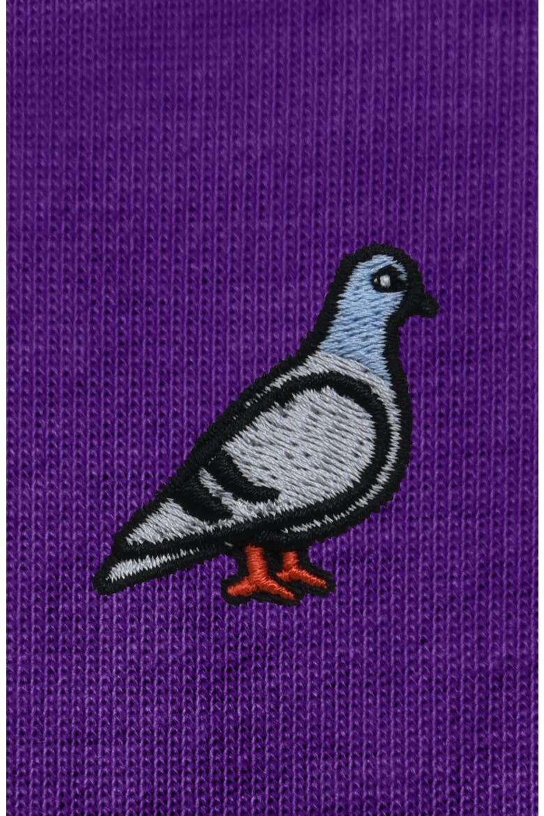 Mens Pigeon Jersey Tee, Alternate, color, Purple
