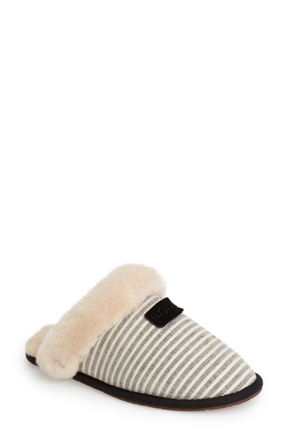UGG<sup>®</sup> Australia 'Scuffette II Stripe' Slipper, Main, color, 
