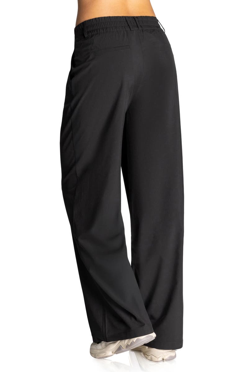KYODAN Four-Way Stretch Woven Wide Leg Pants, Alternate, color, 