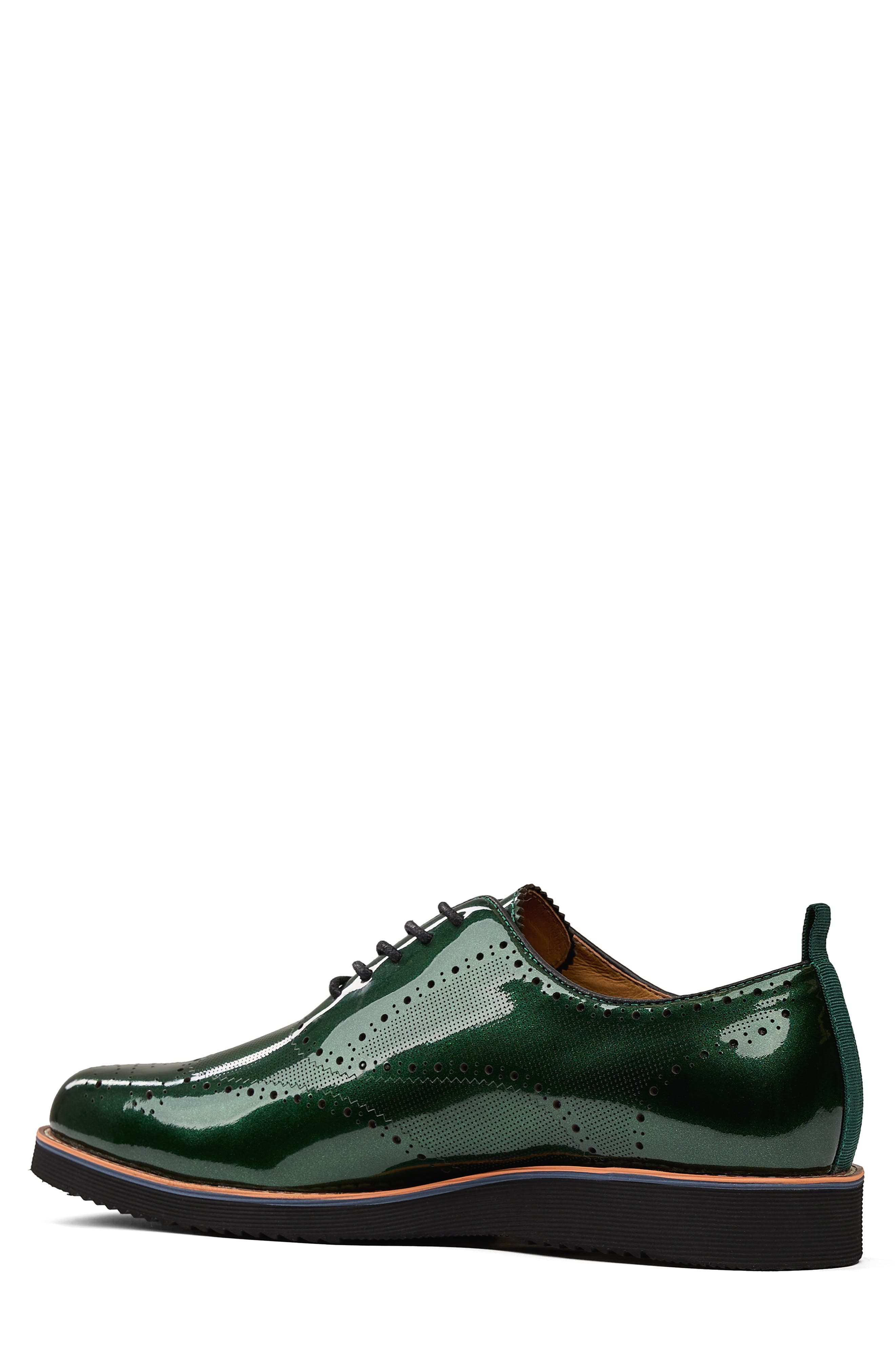 MARC NOLAN Oscar Wingtip Oxford, Alternate, color, Forest Green