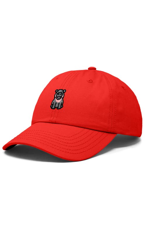 DALIX DALIX HIPPO EMBROIDERED ADJUSTABLE HAT
