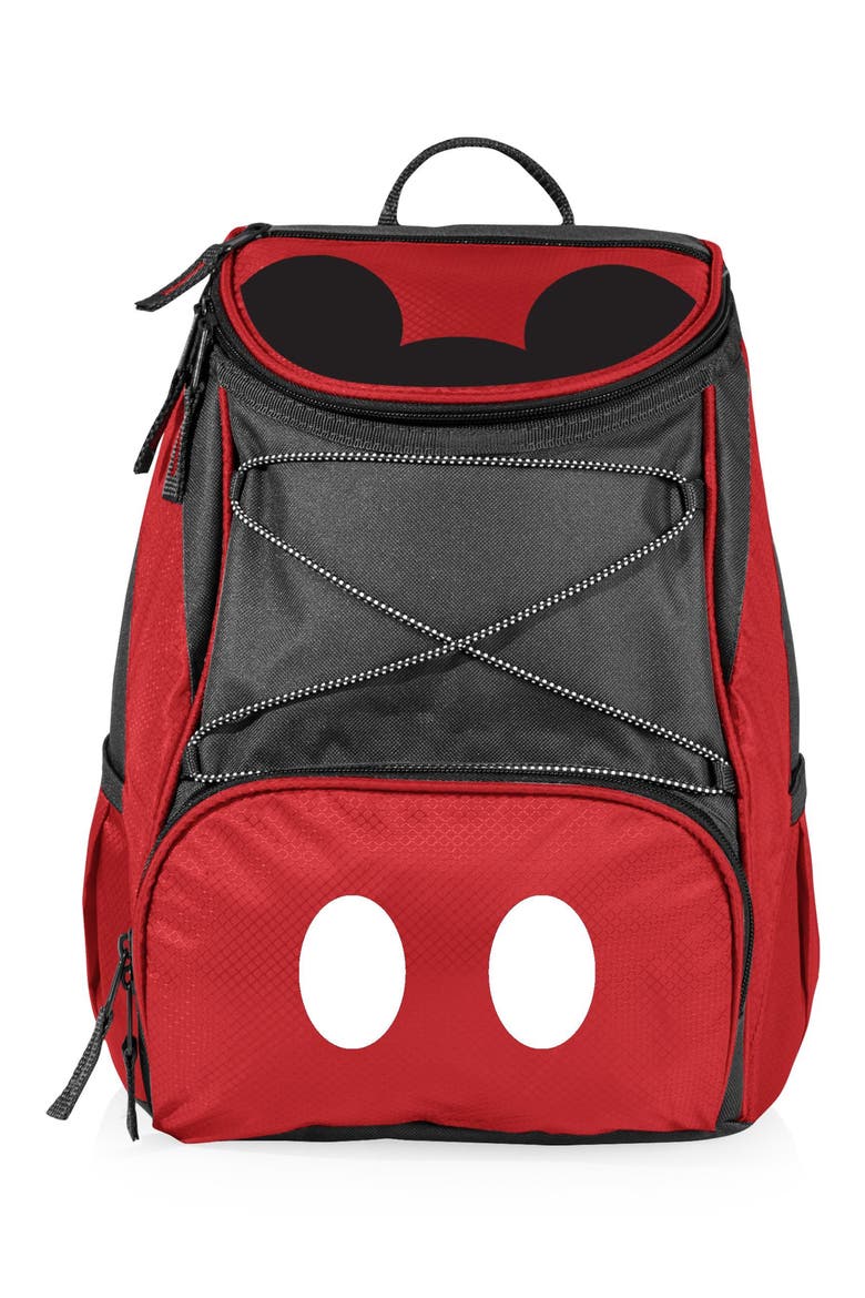 x Disney® Mickey Mouse Cooler Tote Bag, Main, color, RED