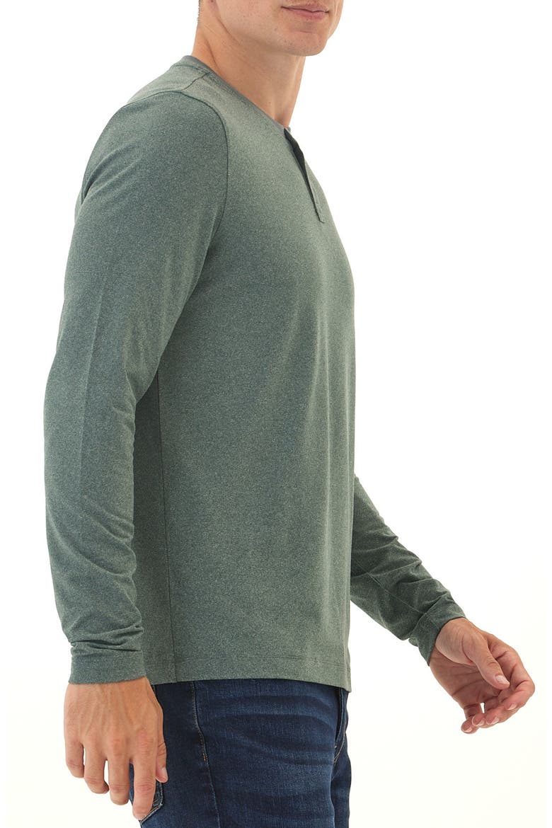 Frederick Luxe Stretch Jersey Henley, Alternate, color, HEATHER SERRANO