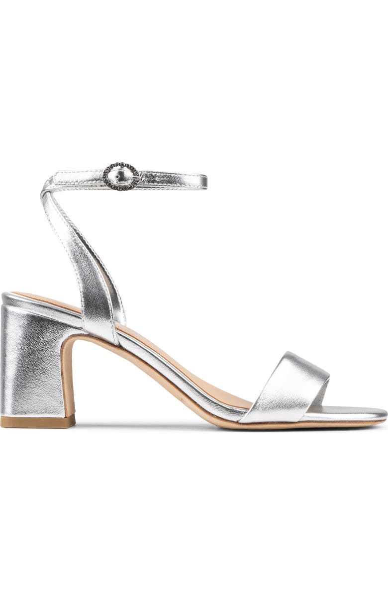 Donald Pliner Ankle Strap Sandal, Alternate, color, Silver