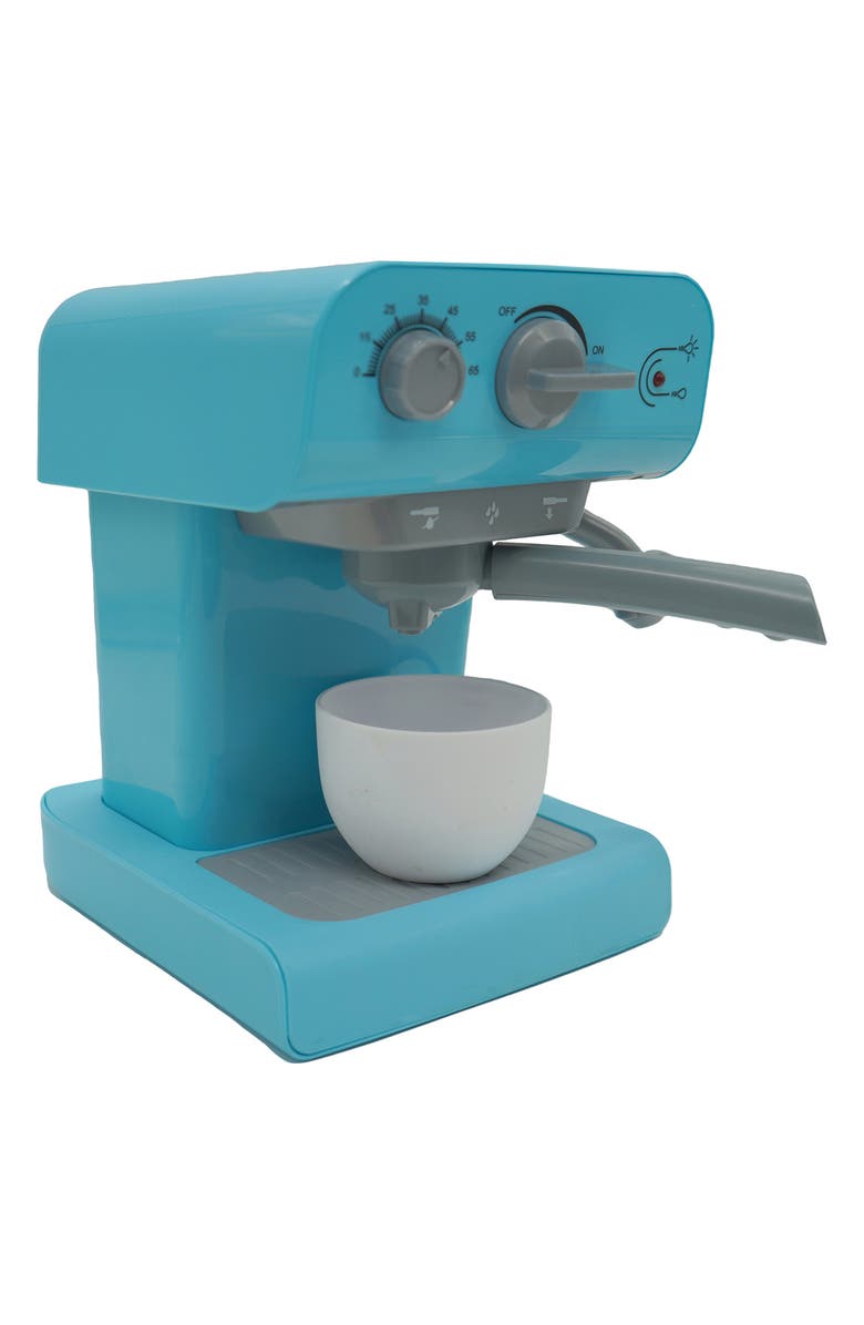 Tasty Junior Pretend Play Electric Coffeemaker Playset, Main, color, Blue
