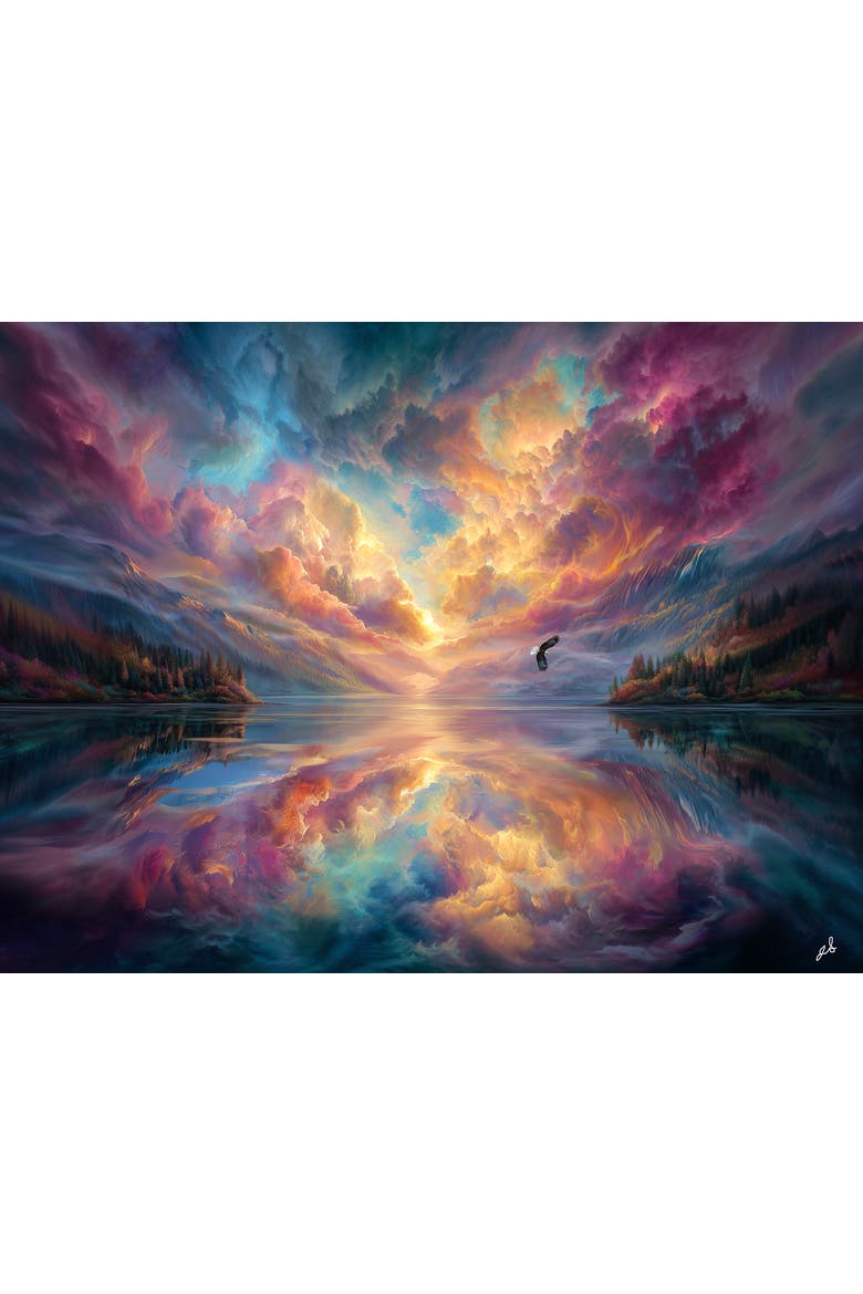 Reflective Beauty 500 piece Jigsaw Puzzle for Adults, Alternate, color, Multicolor