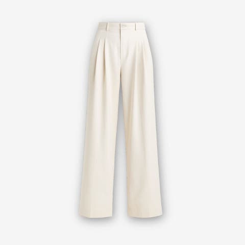 Liora Double Pleated Palazzo Trousers