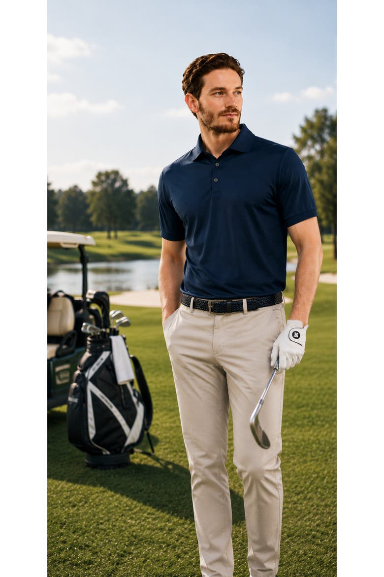 Designer Golf Polo Shirt, Alternate, color, Purple