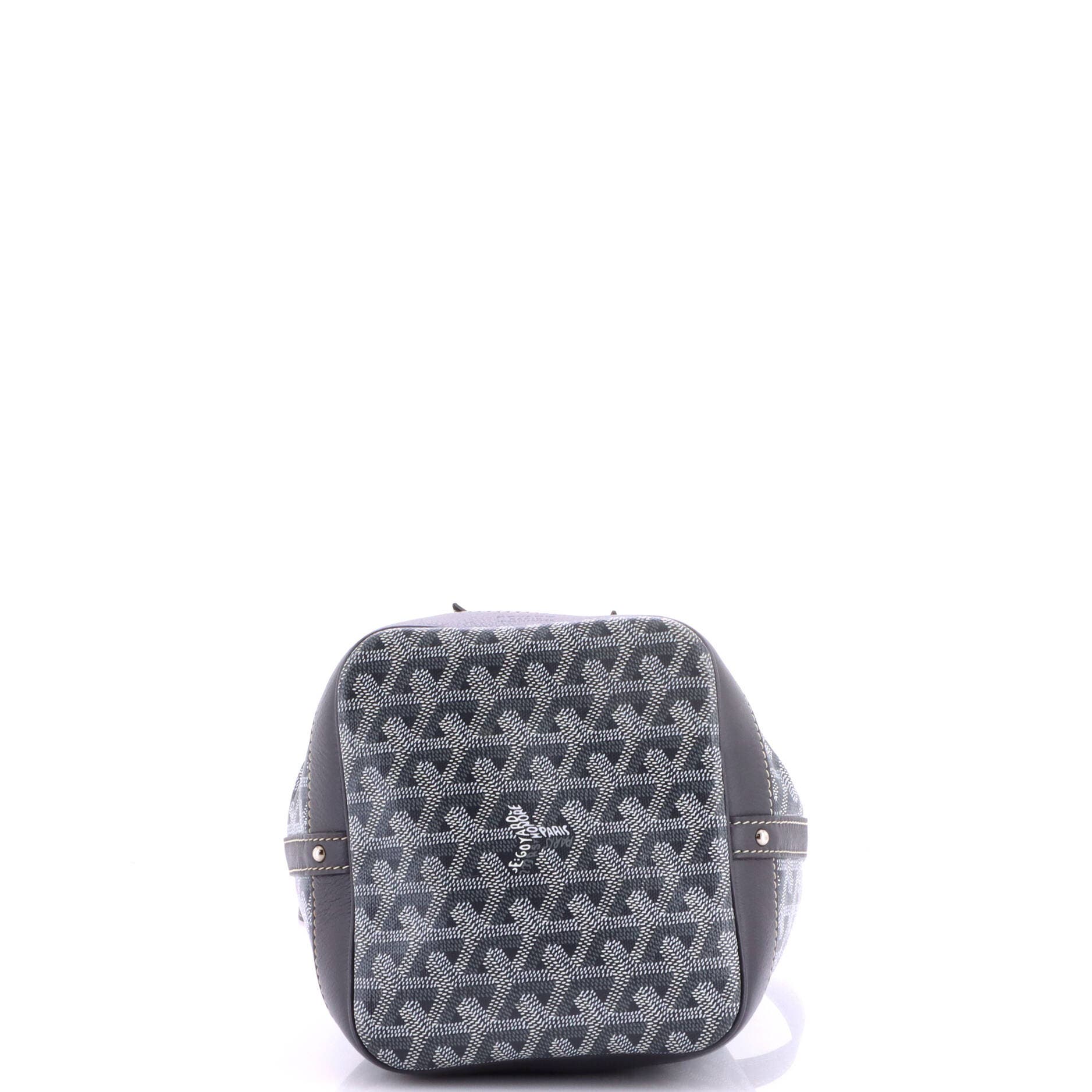 Petit Flot Bucket Bag Coated Canvas PM, Alternate, color, Grey