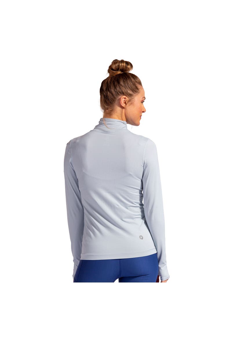 Women's Long Sleeve UV Protection Turtleneck Shirt, Alternate, color, Soft Gray