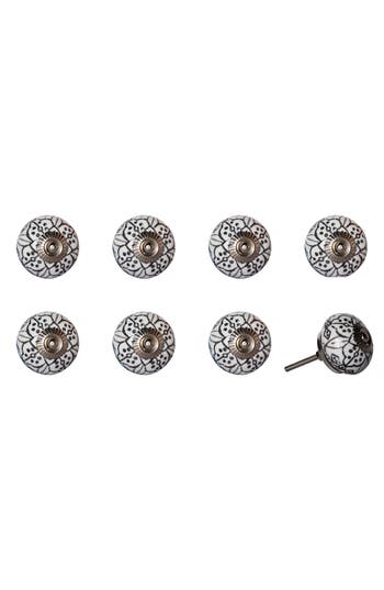 Kinetic 8-pack Knobs In Black White Silver