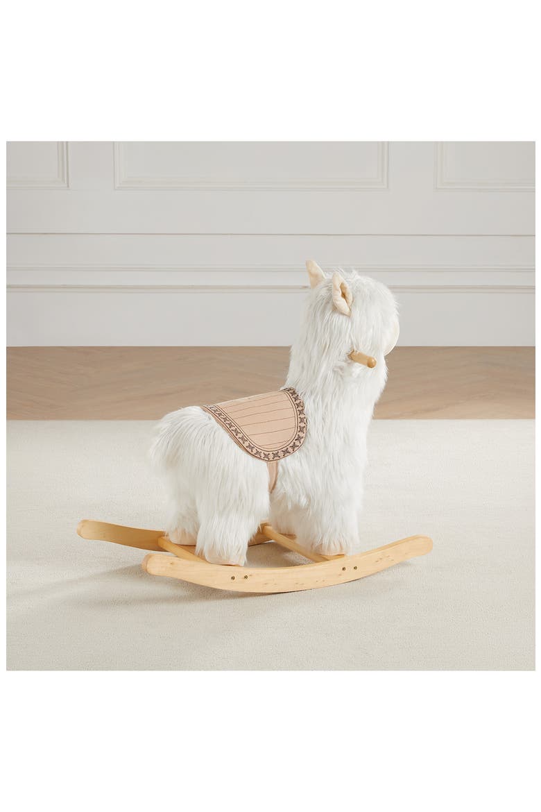 Alpaca Rocker Toy, Alternate, color, MULTI