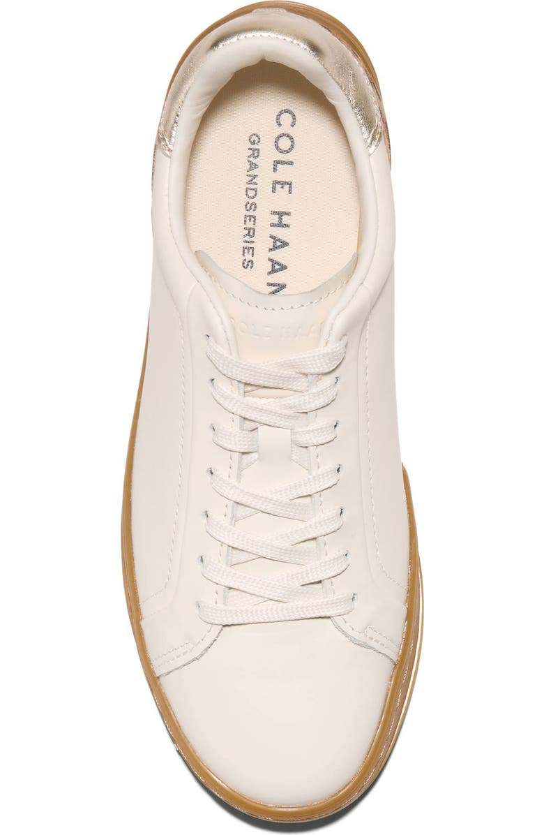 Cole Haan GrandPro Breakaway Sneaker, Alternate, color, Ivory/ Leopard Suede/ Gold
