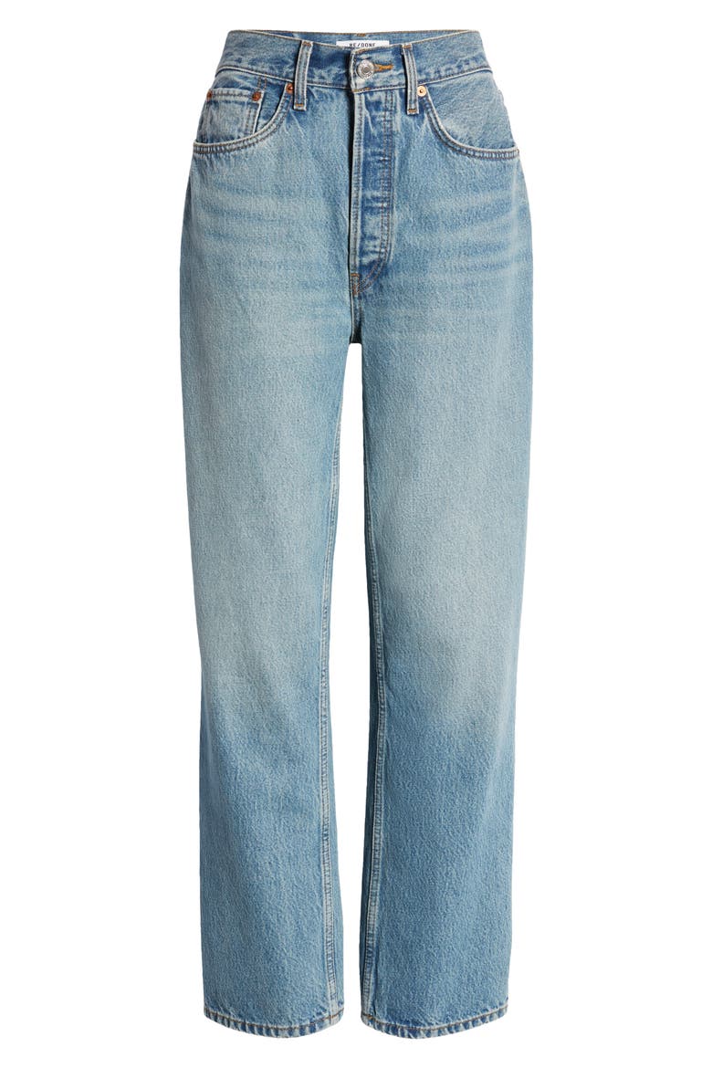 '90s Low Slung Ripped Jeans, Alternate, color, COOL MEDIUM BLUE