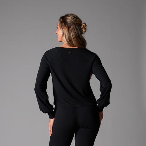 Tavi Rib Long Sleeve In Black