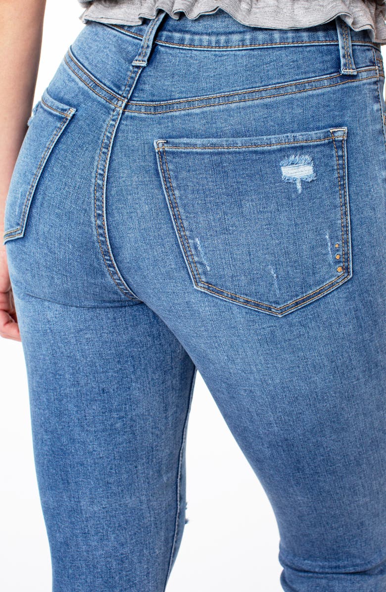 Rachel Roy High Rise 27 Ankle Skinny Jeans, Alternate, color,