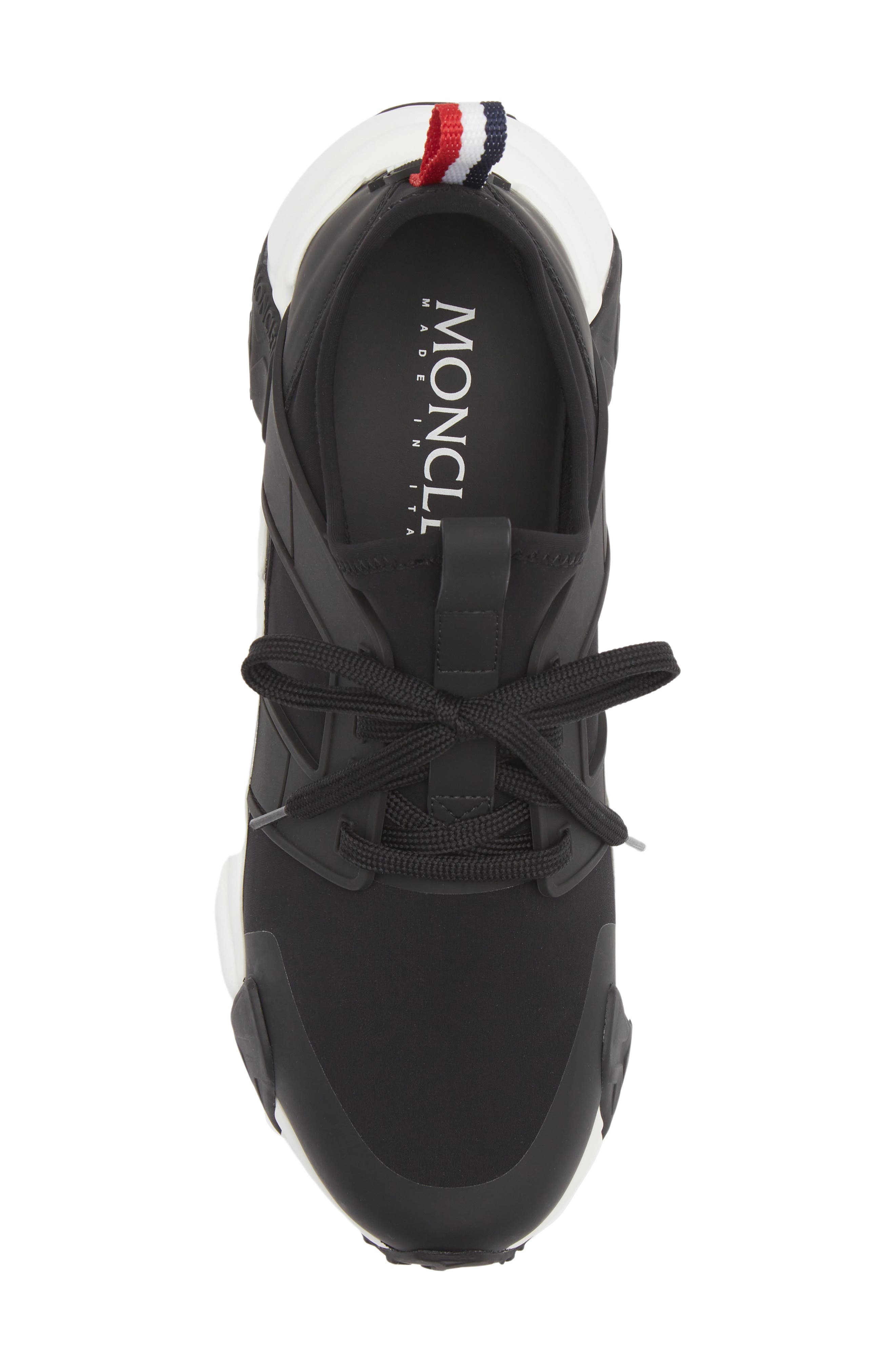 Moncler Lunarove Sneaker, Alternate, color, Black