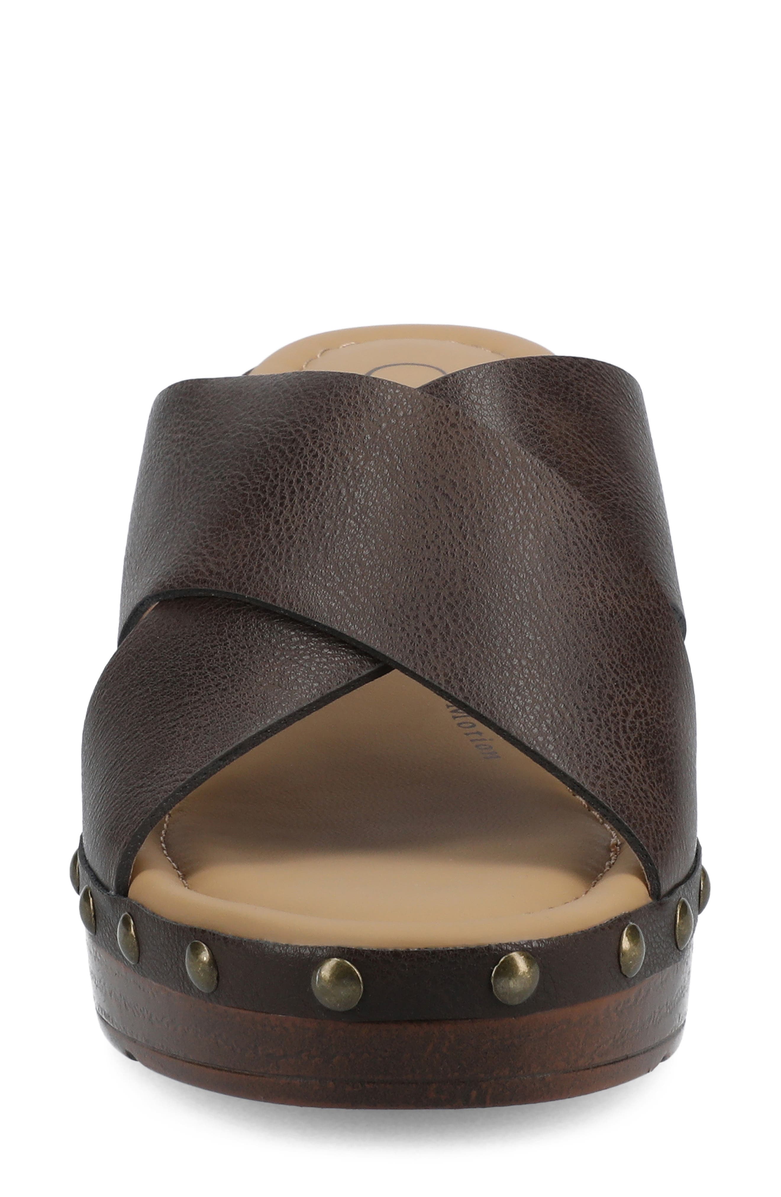 Silvana Platform Sandal, Alternate, color, CHOCOLATE