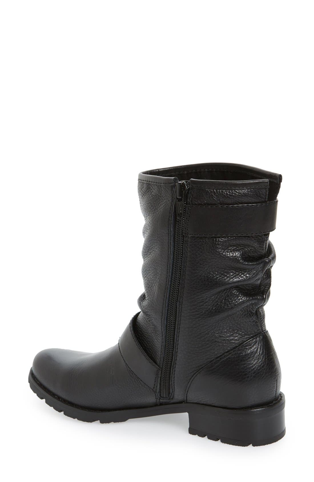 Söfft 'Saxton' Slouchy Buckle Strap Bootie, Alternate, color, 