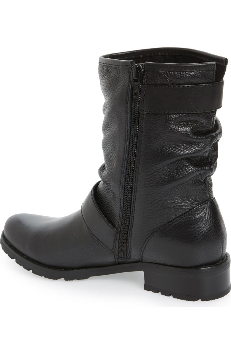 Söfft 'Saxton' Slouchy Buckle Strap Bootie, Alternate, color,