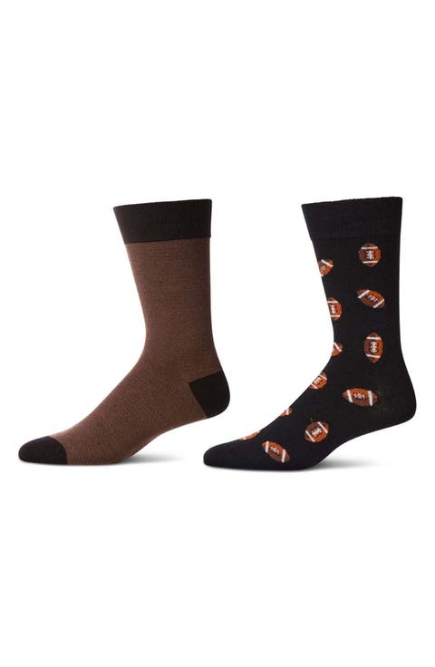 Assorted 2-Pack Crew Socks