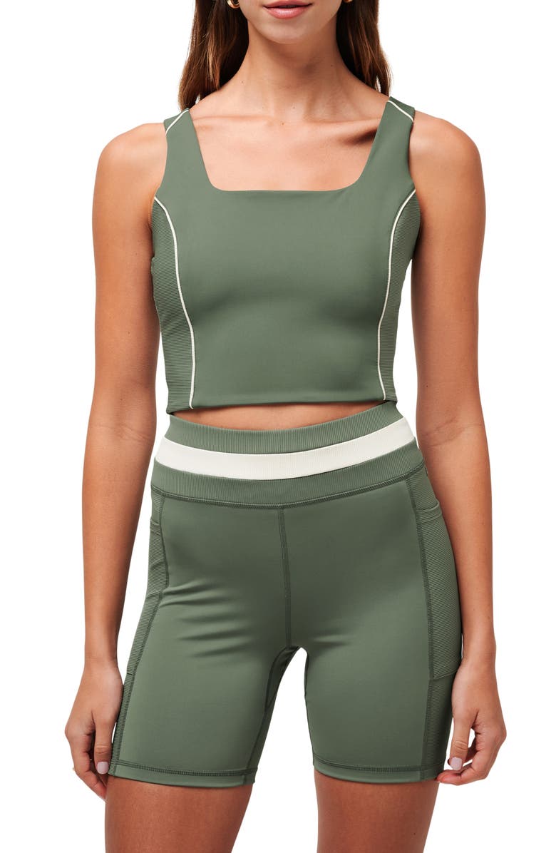 TravisMathew Jetset Mindset Piped Crop Tank, Main, color, 