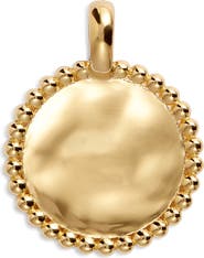 Monica Vinader Deia Beaded Disc Pendant Charm