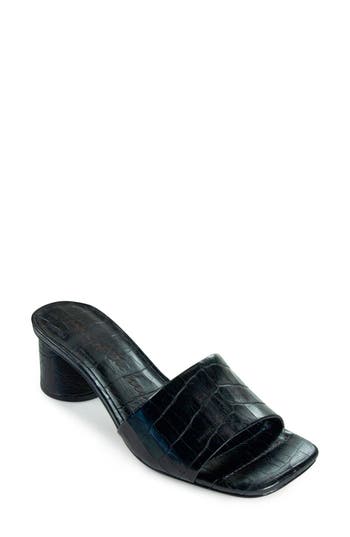 BAND OF THE FREE BAND OF THE FREE ARBOR CROC EMBOSSED SLIDE SANDAL 