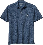 Tommy Bahama Men's Tommy Bahama Navy New York Yankees Wild Hibiscus Tri-Blend IslandZone Polo